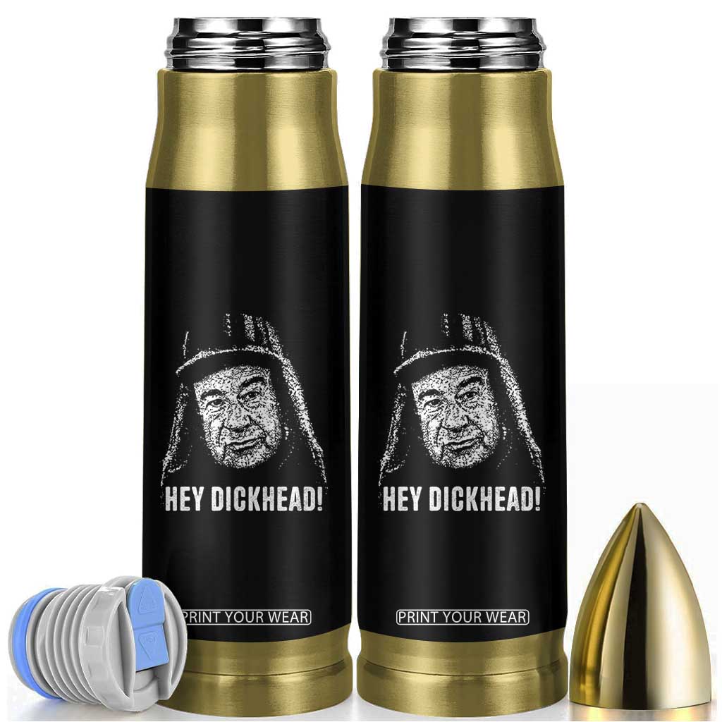 Hey Dckhead Grumpy Old Man Humor Bullet Tumbler Jerk Sarcastic Comedy TS02 Black Print Your Wear