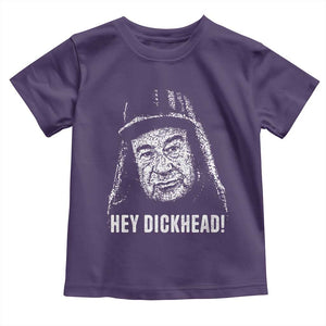 Hey Dckhead Grumpy Old Man Humor Toddler T Shirt Jerk Sarcastic Comedy TS02 Purple Print Your Wear