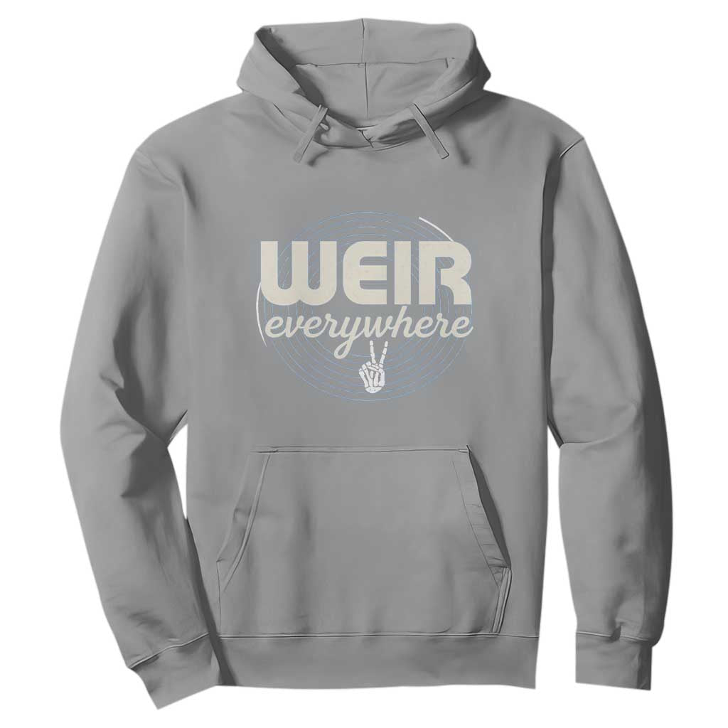 Weir Everywhere Retro Tribute Hoodie Psychedelic Peace and Music Culture TS02 Sport Gray Print Your Wear