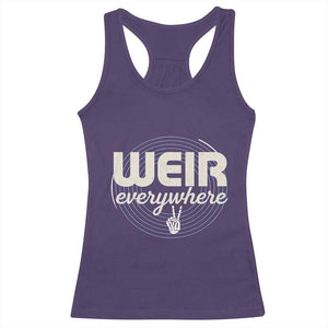 Weir Everywhere Retro Tribute Racerback Tank Top Psychedelic Peace and Music Culture TS02 Purple Print Your Wear