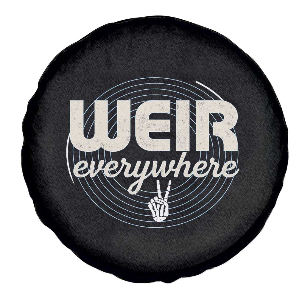 Weir Everywhere Retro Tribute Spare Tire Cover Psychedelic Peace and Music Culture TS02 Print Your Wear