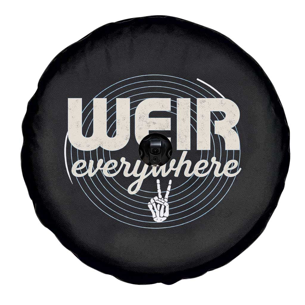 Weir Everywhere Retro Tribute Spare Tire Cover Psychedelic Peace and Music Culture TS02 Print Your Wear