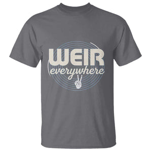 Weir Everywhere Retro Tribute T Shirt Psychedelic Peace and Music Culture TS02 Charcoal Print Your Wear