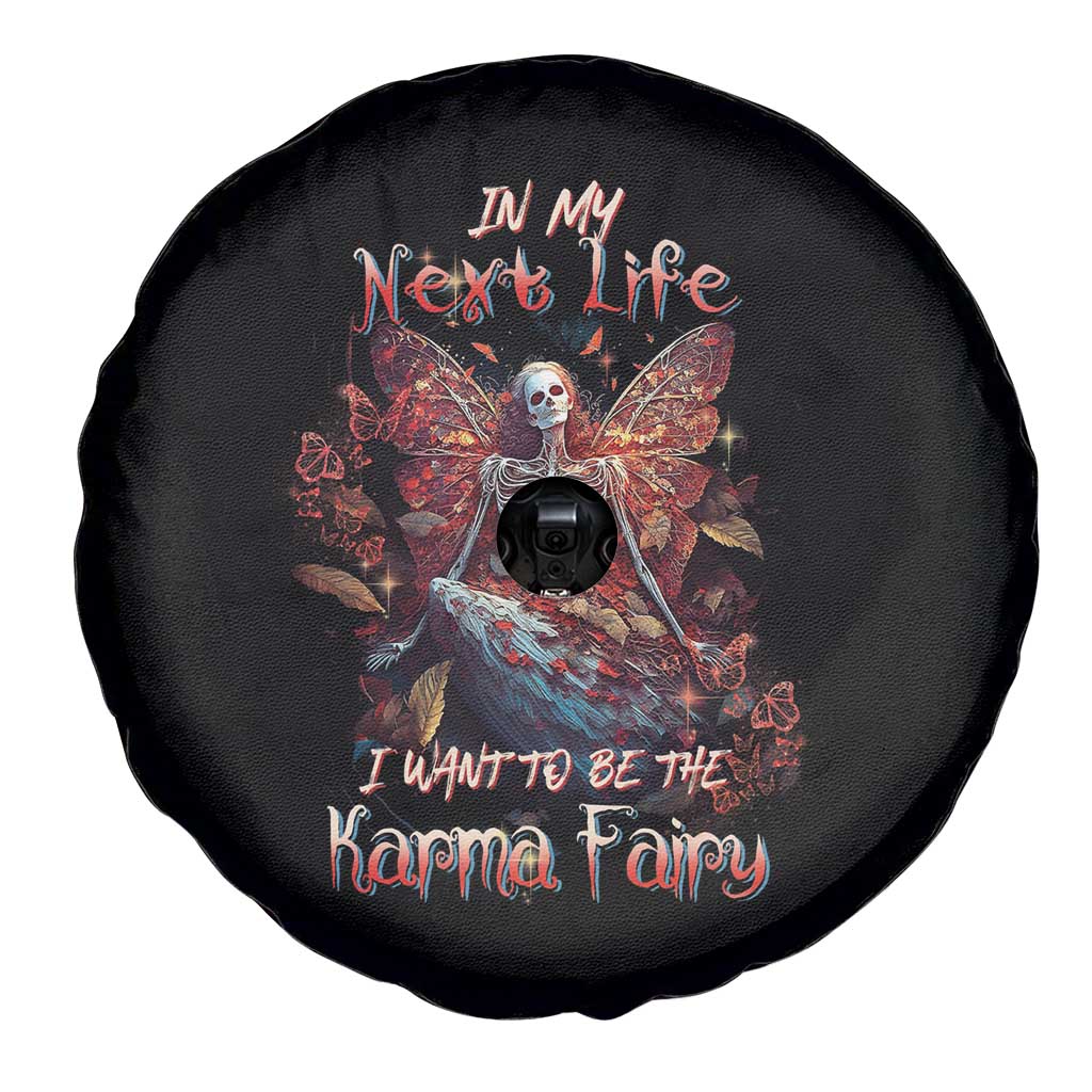 Fairy Skeleton Spare Tire Cover In My Next Life I Want To Be The Karma Fairy Butterfly TS02 Print Your Wear