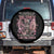Fairy Skeleton Spare Tire Cover She Whispered Back I Am The Storm Skeleton Karma Fairy Skull TS02 No hole Black Print Your Wear
