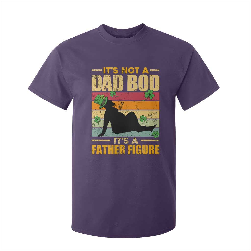 Funny Daddy St Patricks Day T Shirt For Kid It's Not A Dad Bod It's A Father Figure TS02 Purple Print Your Wear
