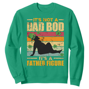 Funny Daddy St. Patricks Day Sweatshirt It's Not A Dad Bod It's A Father Figure TS02 Irish Green Printyourwear