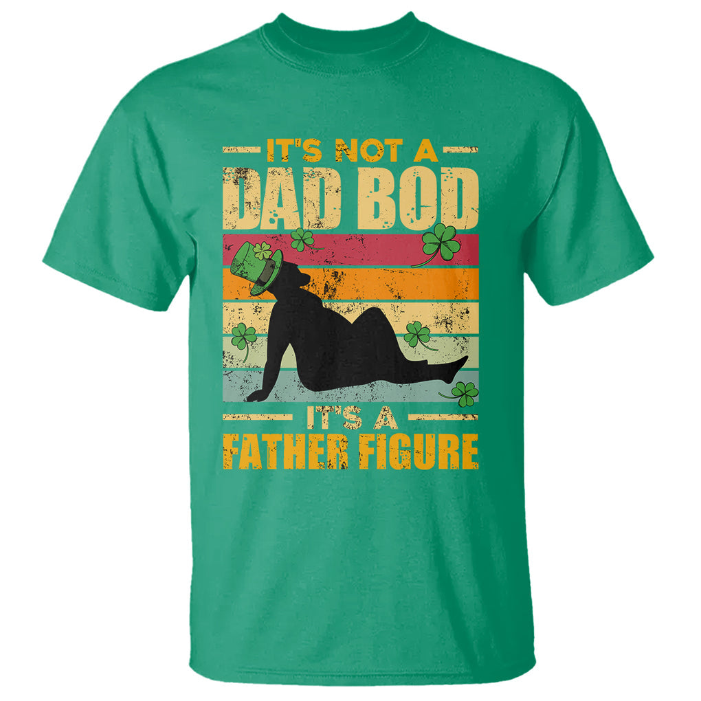Funny Daddy St. Patricks Day T Shirt It's Not A Dad Bod It's A Father Figure TS02 Irish Green Printyourwear