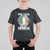 Proud Irish St. Patricks Day T Shirt For Kid Half American Half Ireland Flag TS02 Black Printyourwear