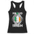 Proud Irish St Patricks Day Racerback Tank Top Half American Half Ireland Flag TS02 Black Print Your Wear