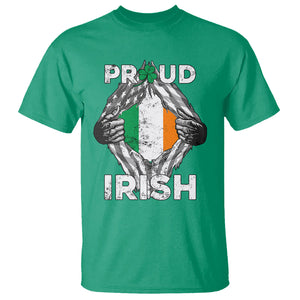 Proud Irish St. Patricks Day T Shirt Half American Half Ireland Flag TS02 Irish Green Printyourwear