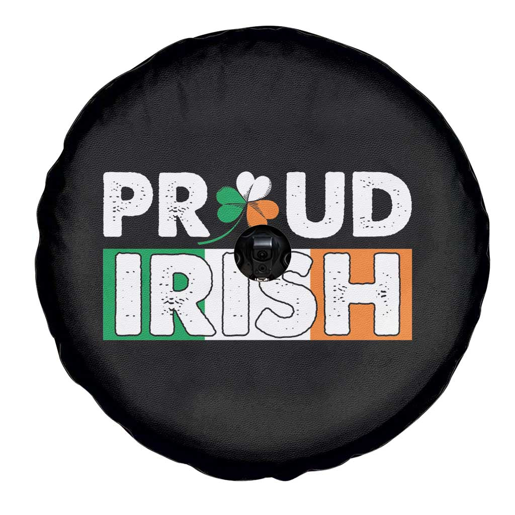 Proud Irish St Patricks Day Spare Tire Cover Shamrock Lucky Charm Ireland Flag TS02 Print Your Wear