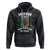 Irish Pride Hoodie Irish Blood Run Through My Veins Ireland Flag Celtic Cross TS02 Black Printyourwear