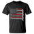 USA Flag Hockey T Shirt Patriotic Hockey Stick American Flags TS02 Black Print Your Wear