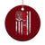 USA Flag Hockey Ceramic Ornament Funny Canada Sucks US EH American Flag TS02 1pc Red Print Your Wear