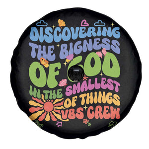 VBS 2025 Spare Tire Cover Discovering The Bigness Of God In The Smallest Of Things Retro Groovy TS02 Print Your Wear
