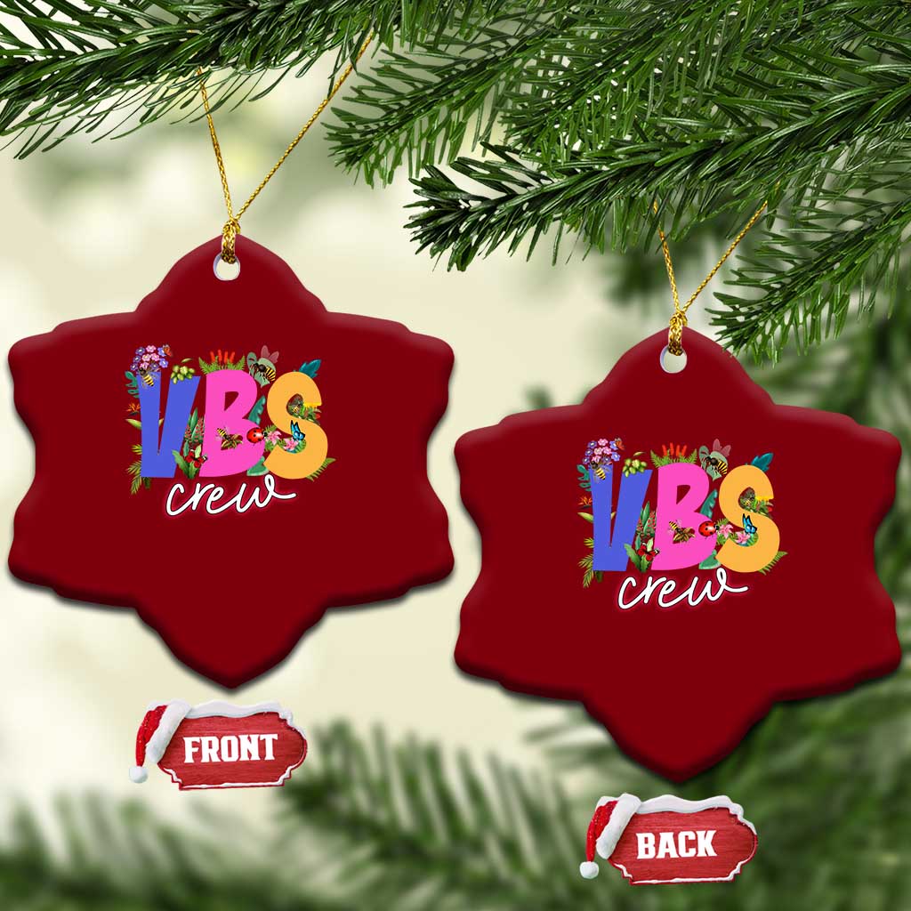 VBS Crew 2025 Ceramic Ornament Magninfied Vacation Bible School Adventure TS02 Print Your Wear