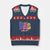 VBS Crew 2025 V-Neck Knit Sweater Vest Magninfied Vacation Bible School Adventure TS02 Navy Red Print Your Wear