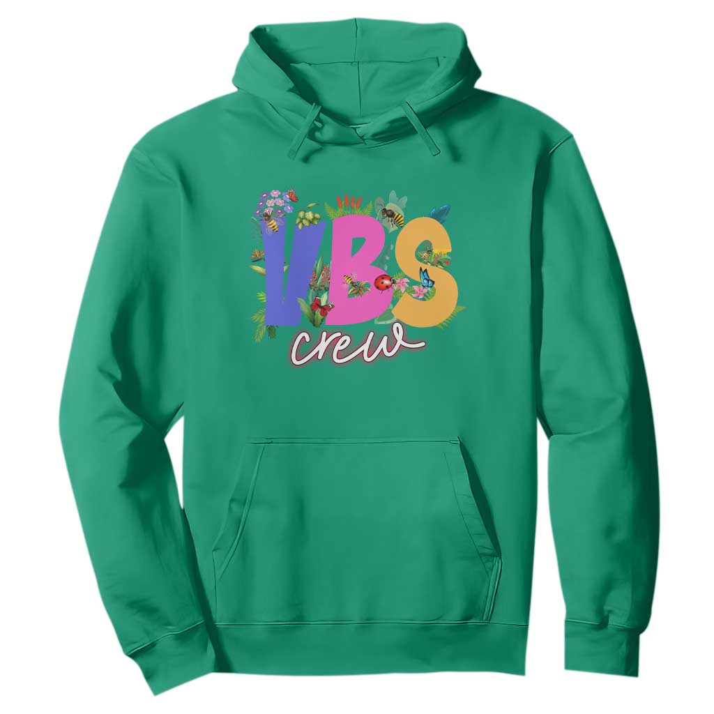 VBS Crew 2025 Hoodie Magninfied Vacation Bible School Adventure TS02 Irish Green Print Your Wear