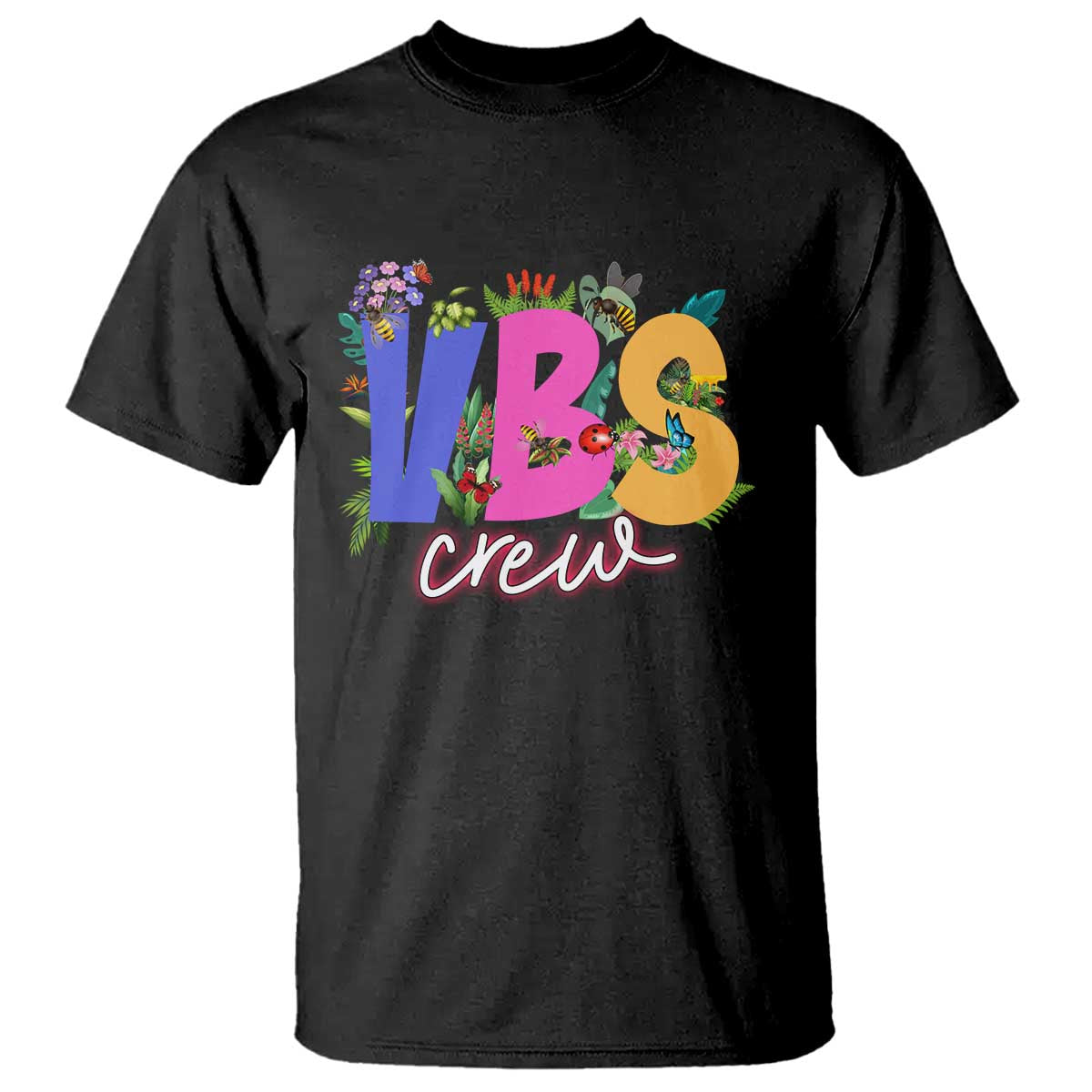 VBS Crew 2025 T Shirt Magninfied Vacation Bible School Adventure TS02 Black Print Your Wear