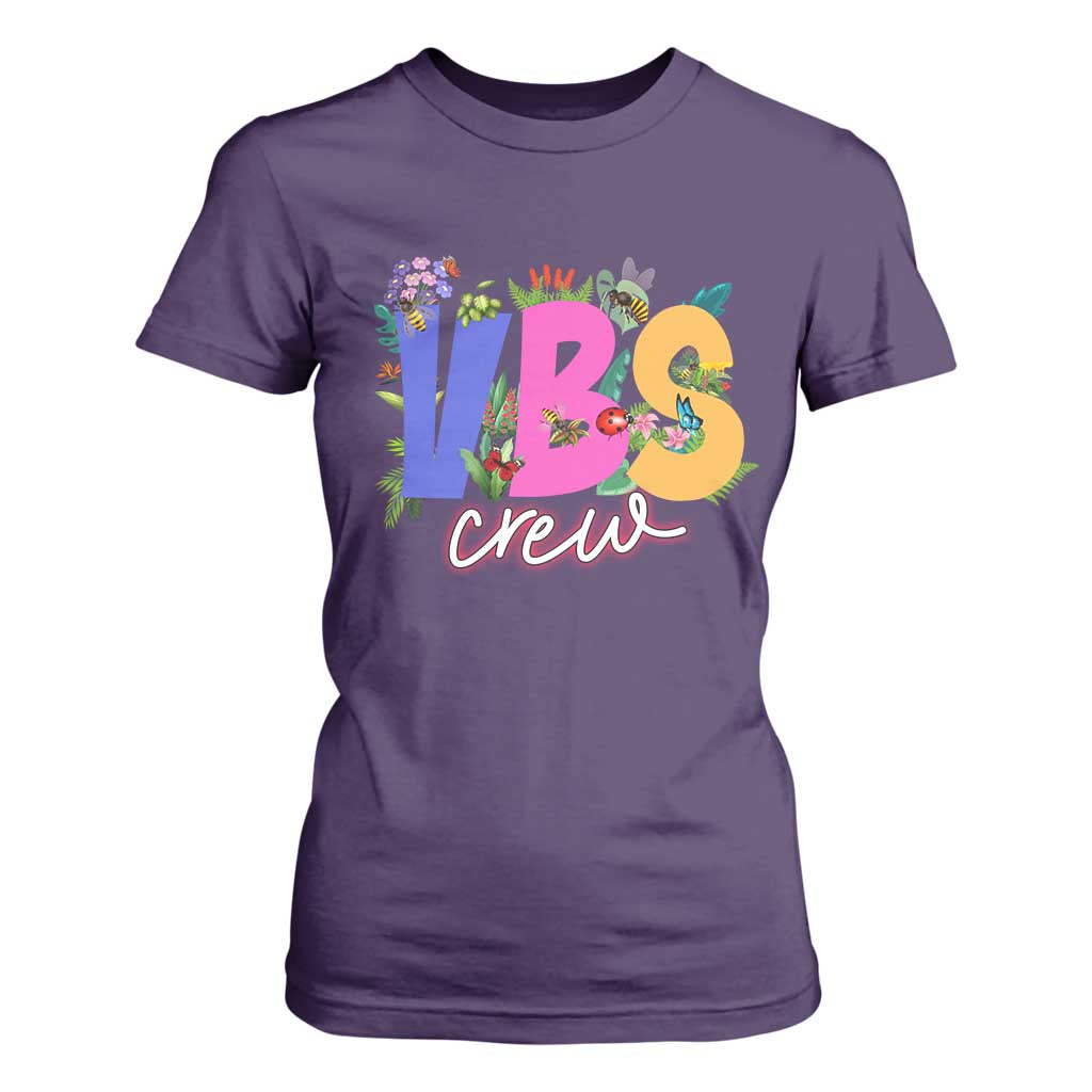 VBS Crew 2025 T Shirt For Women Magninfied Vacation Bible School Adventure TS02 Purple Print Your Wear