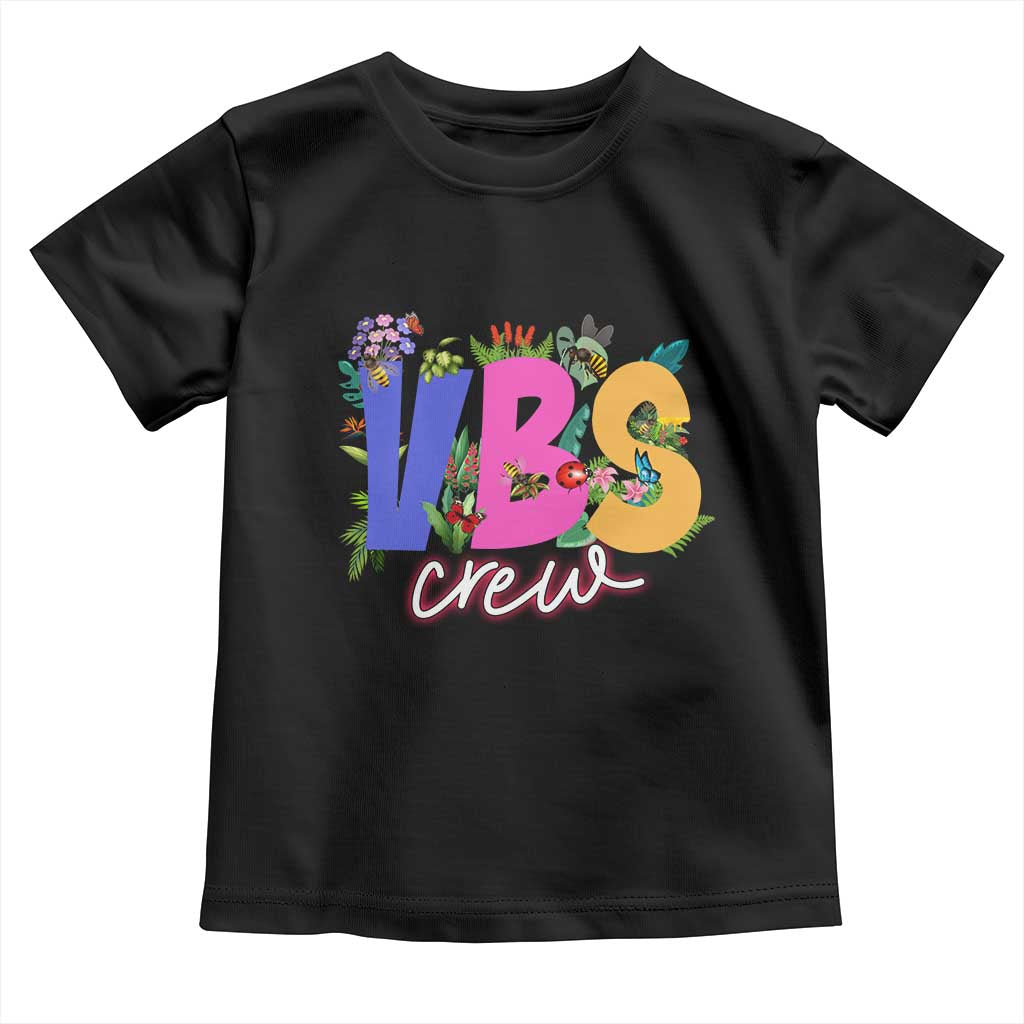 VBS Crew 2025 Toddler T Shirt Magninfied Vacation Bible School Adventure TS02 Black Print Your Wear