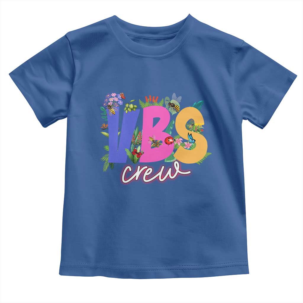 VBS Crew 2025 Toddler T Shirt Magninfied Vacation Bible School Adventure TS02 Royal Blue Print Your Wear
