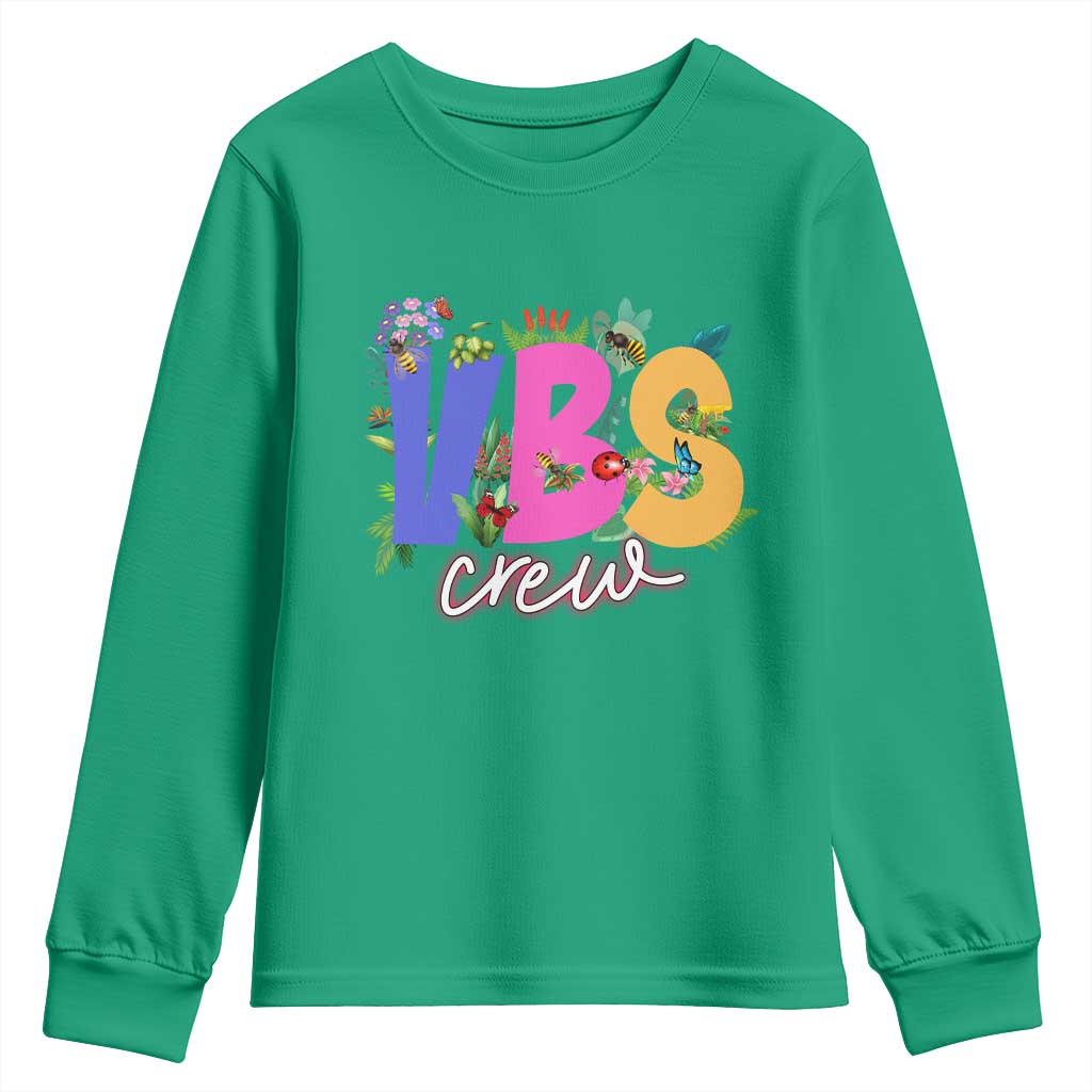 VBS Crew 2025 Youth Sweatshirt Magninfied Vacation Bible School Adventure TS02 Irish Green Print Your Wear