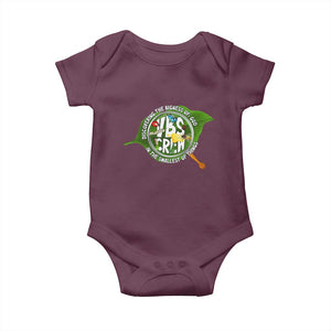 VBS Crew 2025 Baby Onesie Magnified Discovering The Bigness Of God In The Smallest Of Things TS02 Maroon Print Your Wear
