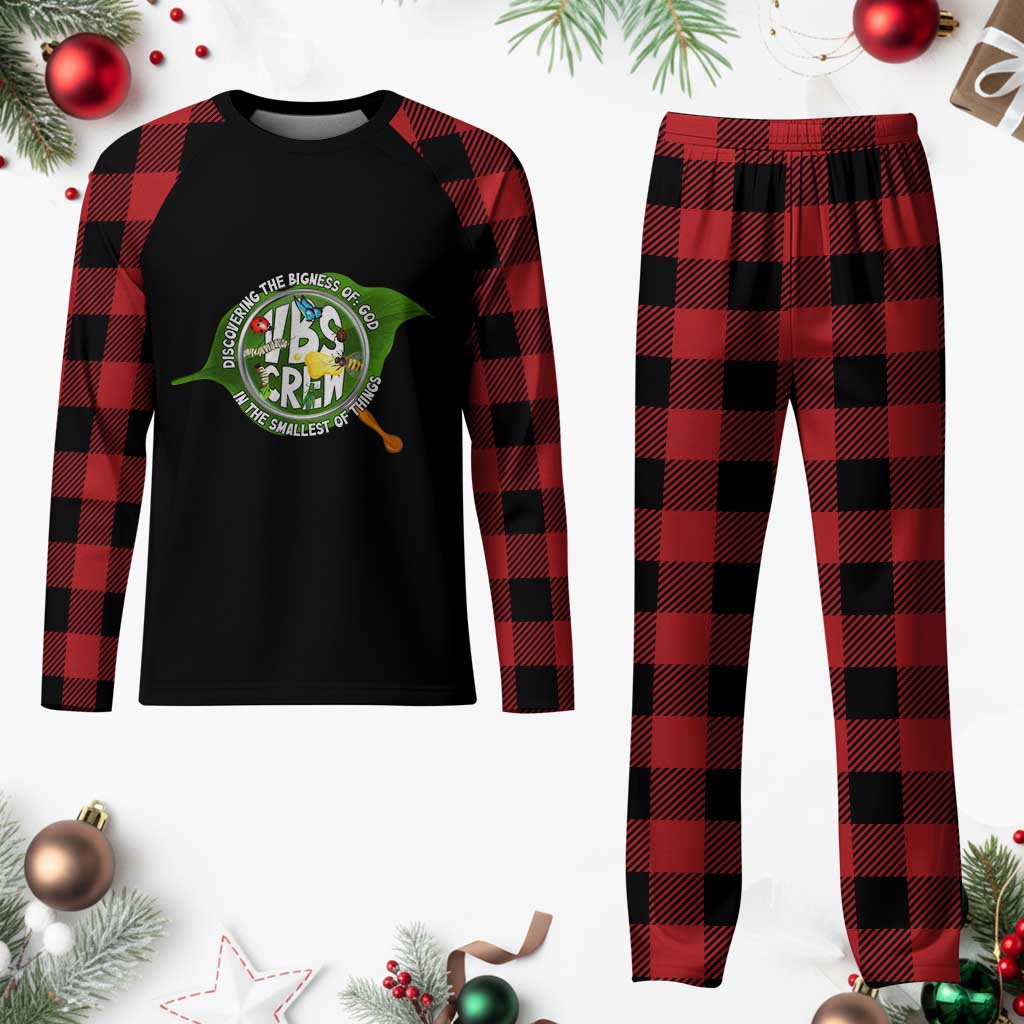 VBS Crew 2025 Plaid Pajama Set Magnified Discovering The Bigness Of God In The Smallest Of Things TS02 Buffalo Plaid Print Your Wear