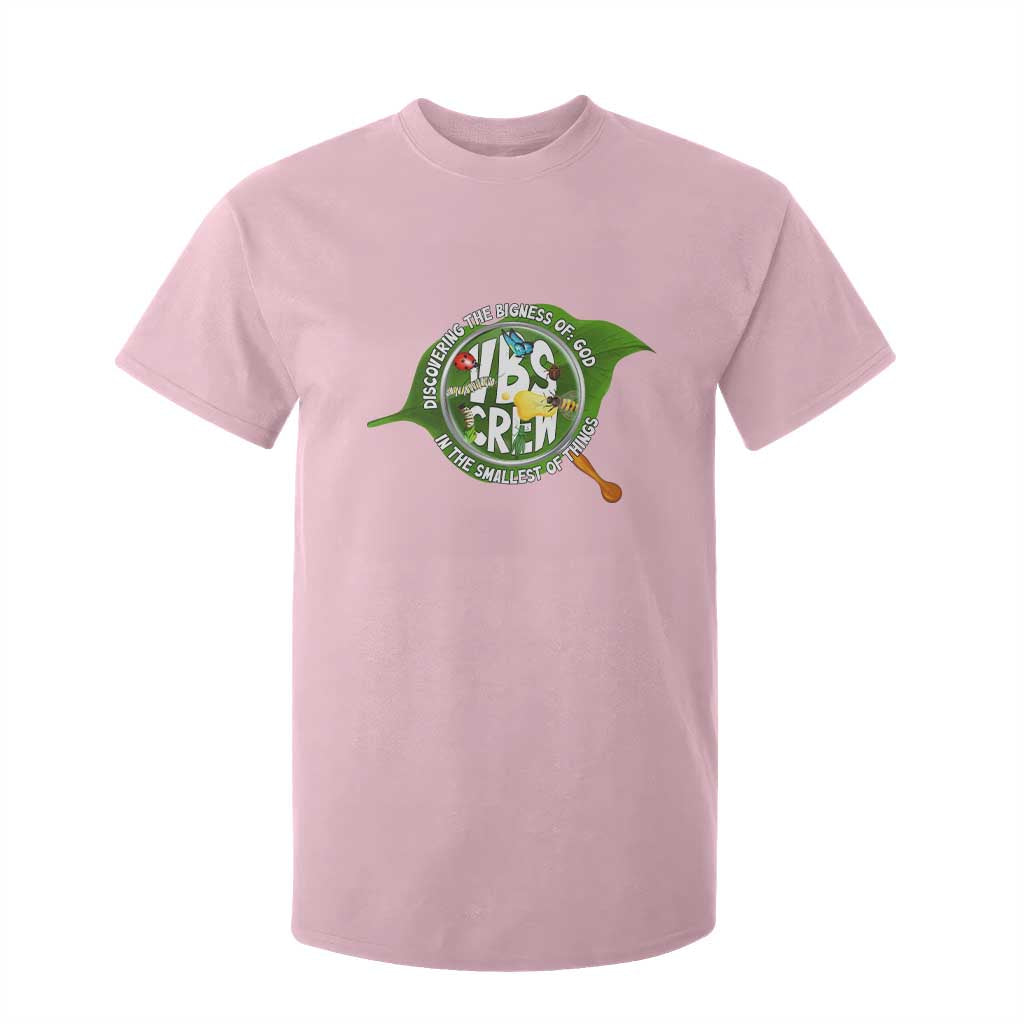 VBS Crew 2025 T Shirt For Kid Magnified Discovering The Bigness Of God In The Smallest Of Things TS02 Light Pink Print Your Wear