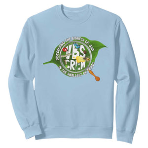 VBS Crew 2025 Sweatshirt Magnified Discovering The Bigness Of God In The Smallest Of Things TS02 Light Blue Print Your Wear