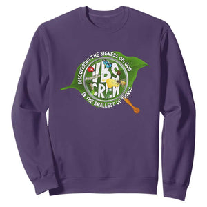 VBS Crew 2025 Sweatshirt Magnified Discovering The Bigness Of God In The Smallest Of Things TS02 Purple Print Your Wear
