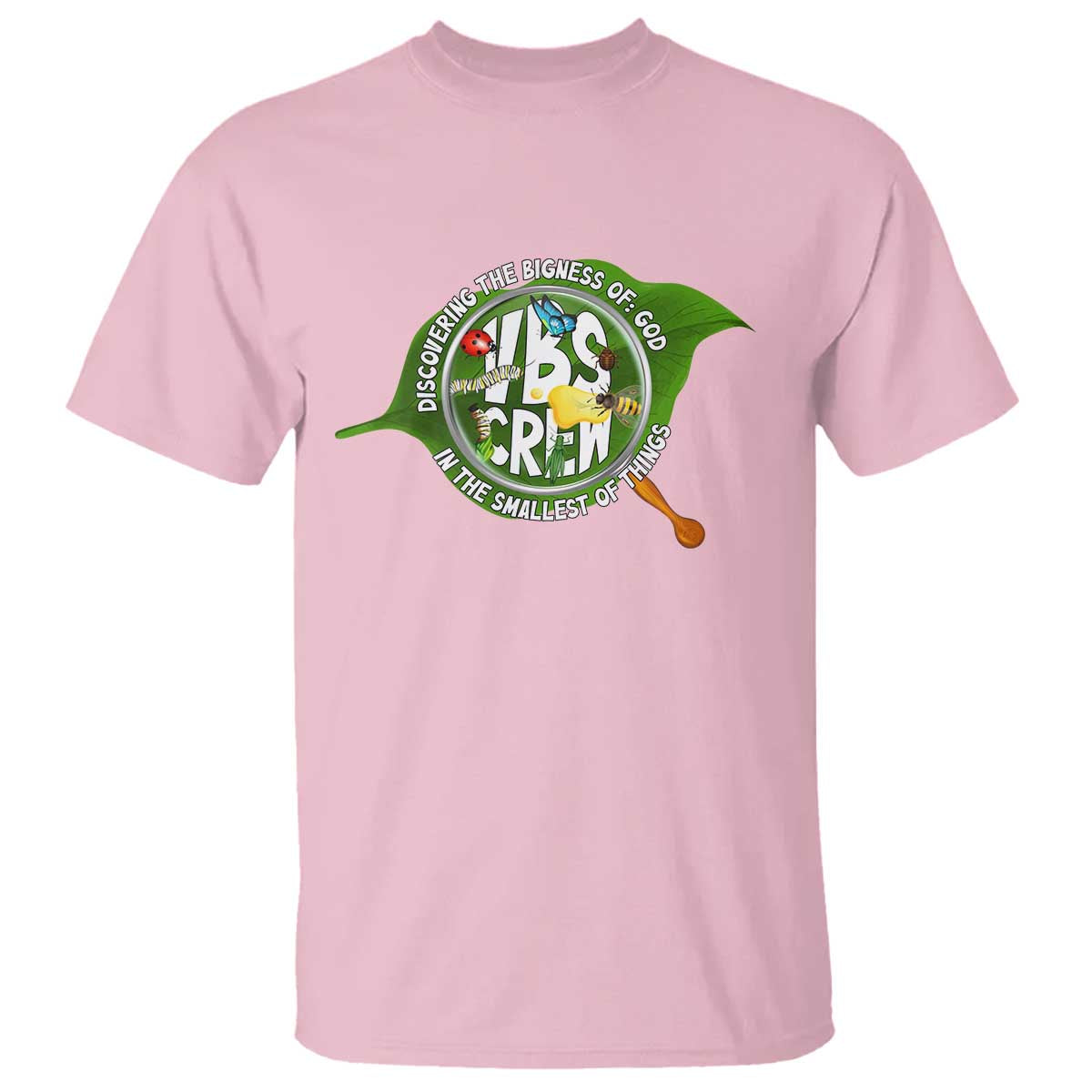 VBS Crew 2025 T Shirt Magnified Discovering The Bigness Of God In The Smallest Of Things TS02 Light Pink Print Your Wear