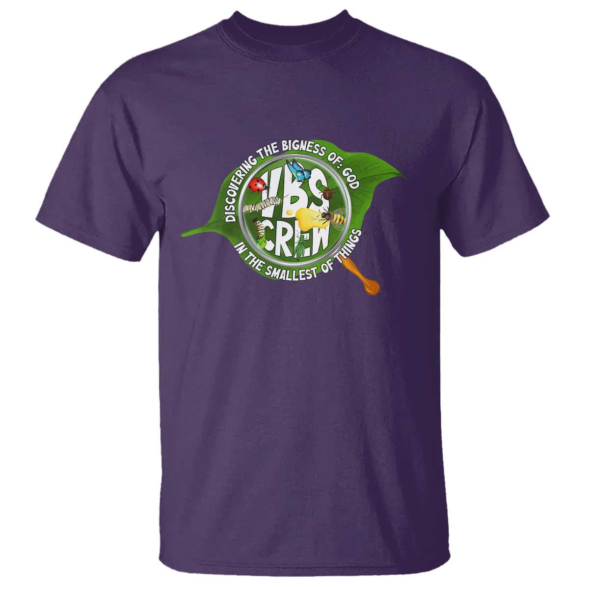 VBS Crew 2025 T Shirt Magnified Discovering The Bigness Of God In The Smallest Of Things TS02 Purple Print Your Wear