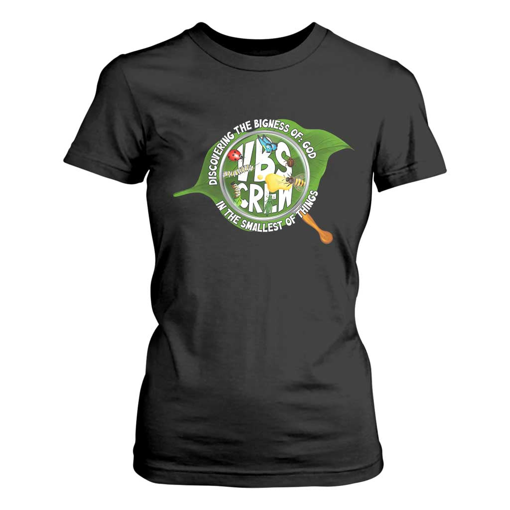 VBS Crew 2025 T Shirt For Women Magnified Discovering The Bigness Of God In The Smallest Of Things TS02 Black Print Your Wear