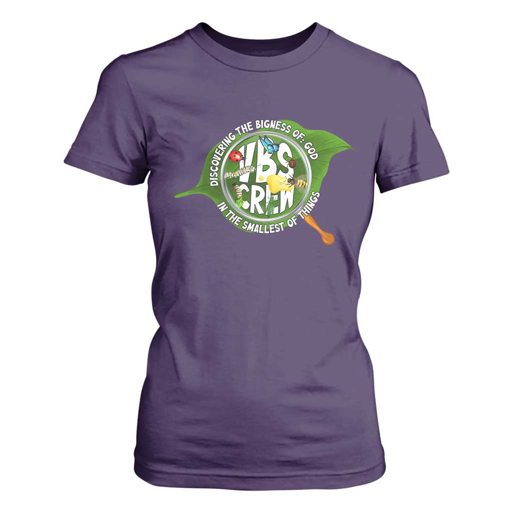 VBS Crew 2025 T Shirt For Women Magnified Discovering The Bigness Of God In The Smallest Of Things TS02 Purple Print Your Wear