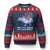 VBS 2025 Adventure Bear Ugly Christmas Sweater Trusting Jesus In A Wild World Northen Lights TS02 Navy Red Print Your Wear