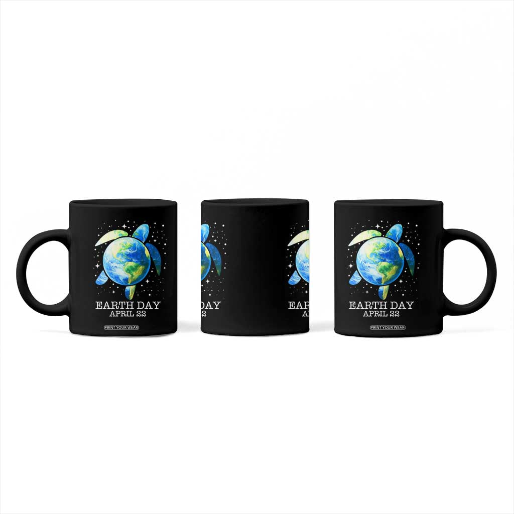 Earth Day Sea Turtle Coffee Mug Restore Earth Save The Planet TS02 Print Your Wear