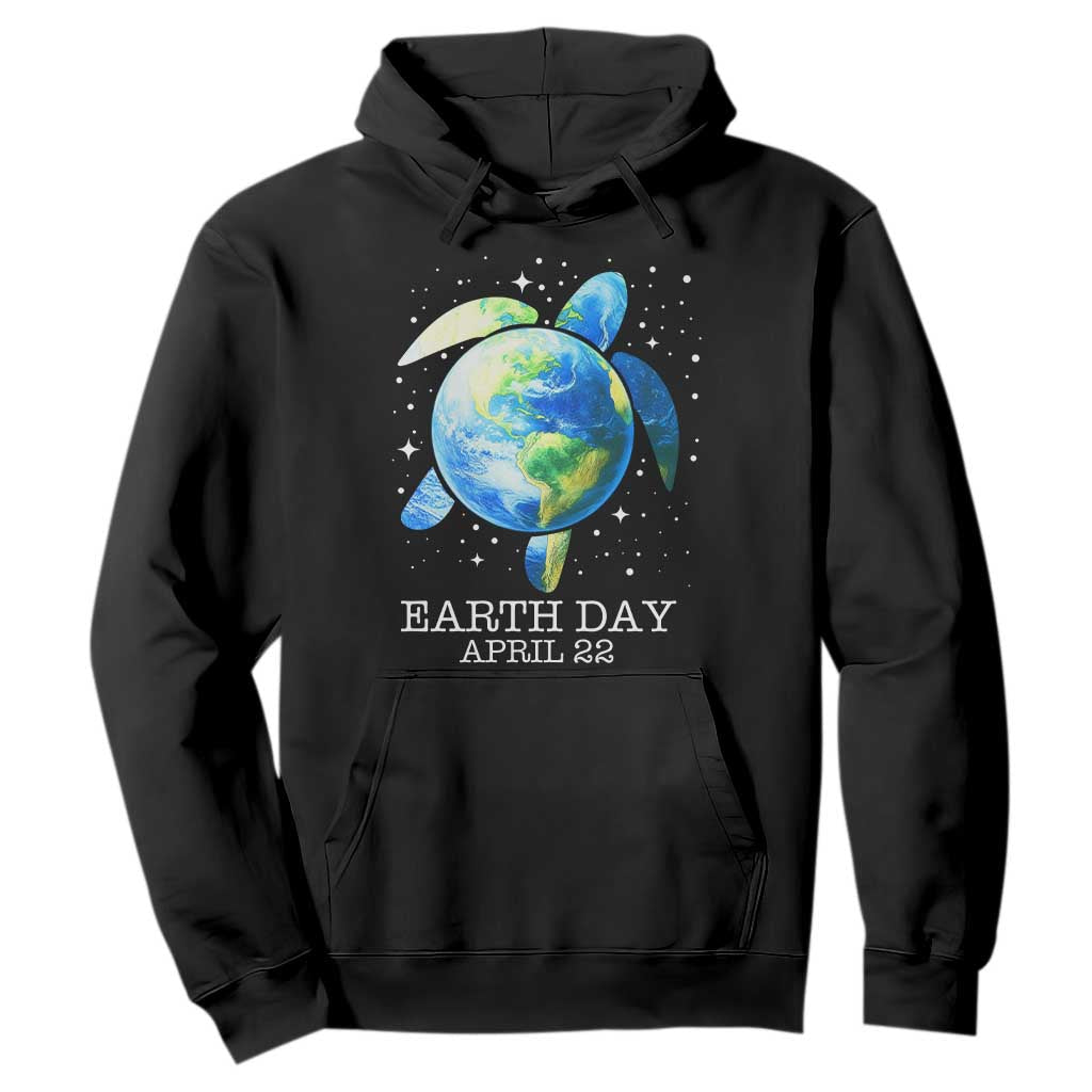 Earth Day Sea Turtle Hoodie Restore Earth Save The Planet TS02 Black Print Your Wear