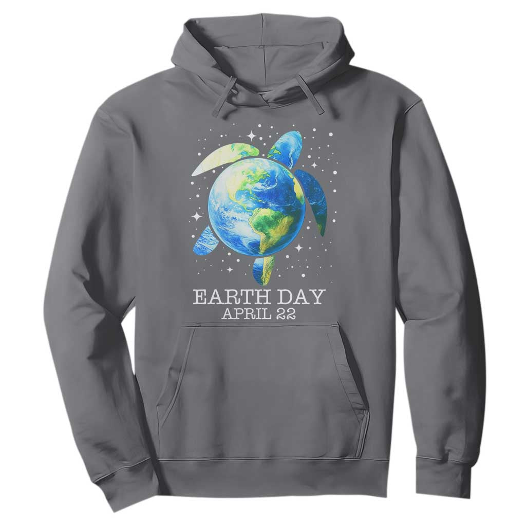 Earth Day Sea Turtle Hoodie Restore Earth Save The Planet TS02 Charcoal Print Your Wear