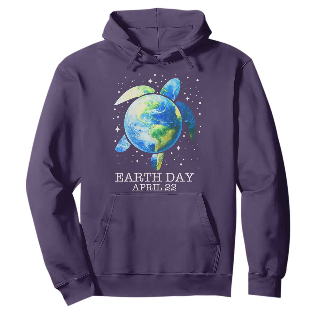 Earth Day Sea Turtle Hoodie Restore Earth Save The Planet TS02 Purple Print Your Wear