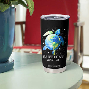 Earth Day Sea Turtle Tumbler Cup Restore Earth Save The Planet TS02 Print Your Wear