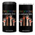 Everyone Is Welcome Here 4 in 1 Can Cooler Tumbler Equality Fist Hands Hearts TS02 One Size: 16 oz Black Print Your Wear