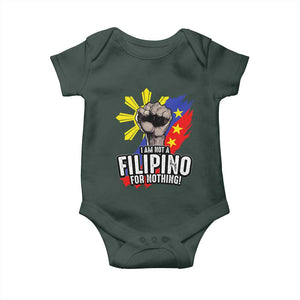 I Am Not Filipino For Nothing Baby Onesie Fight Supporter Philippine Flag TS02 Print Your Wear