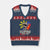 I Am Not Filipino For Nothing V-Neck Knit Sweater Vest Fight Supporter Philippine Flag TS02 Navy Red Print Your Wear