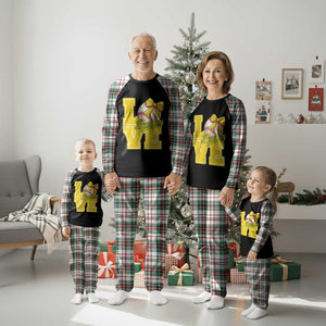 Vintage Banana Coquette Bow Plaid Pajama Set LOVE Baseball Fan Sport Lover TS02 Christmas Plaid Print Your Wear