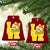 Vintage Banana Coquette Bow Ceramic Ornament LOVE Baseball Fan Sport Lover TS02 Print Your Wear