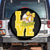 Vintage Banana Coquette Bow Spare Tire Cover LOVE Baseball Fan Sport Lover TS02 No hole Black Print Your Wear