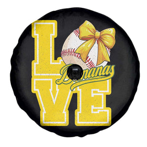 Vintage Banana Coquette Bow Spare Tire Cover LOVE Baseball Fan Sport Lover TS02 Print Your Wear